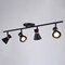 Vaxcel Directional Ceiling Spot Fixture, Alto 4 Light LED Matte Black with Gold Satin Brass Accents C0287 - alternate 2